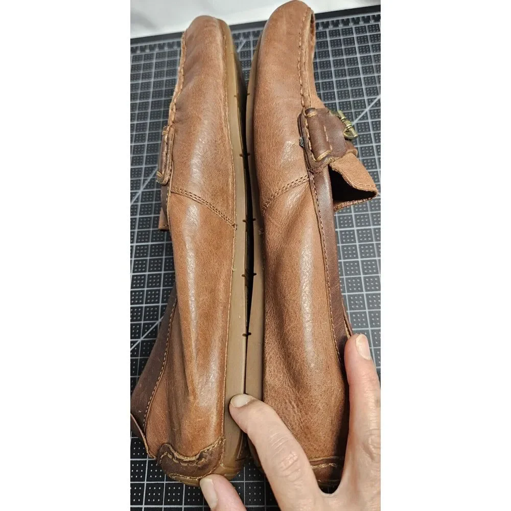 COLE HAAN Somerset link bit‎ loafers brown leather men 11M